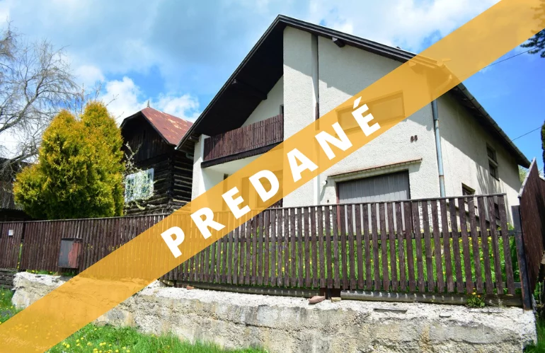 PREDANÉ rodinný dom s drevenicou, Brutovce, okres Levoča
