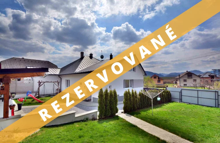 REZERVOVANÉ rodinný dom Hrabušice, ul. Bernolákova, pozemok 2550 m2, okres: Spišská Nová Ves